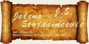 Jelena Stojadinčević vizit kartica